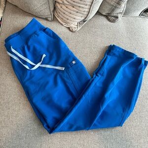 FIGS yola skinny high waisted royal blue scrubs XLP